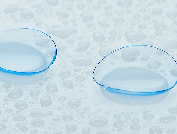 Two contact lenses