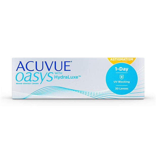 Box of Acuvue Oasys 1 Day for Astigmatism