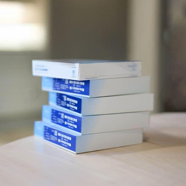 stack of contact lenses boxes